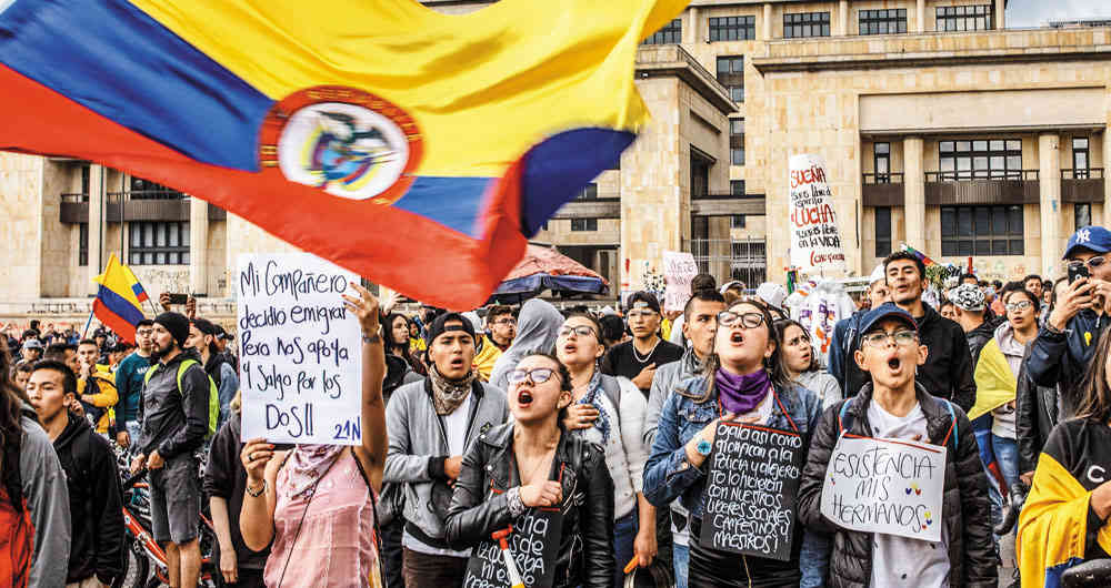 Protestas Colombia