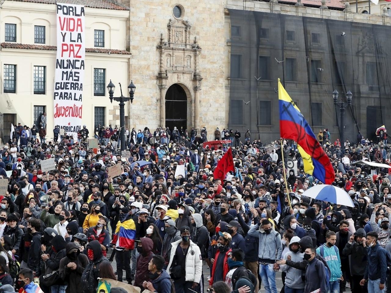 Protestas en Colombi