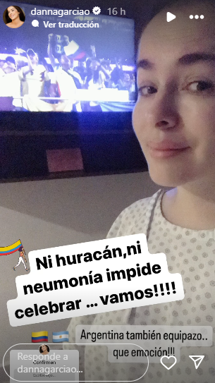 Danna García hospitalizada 1