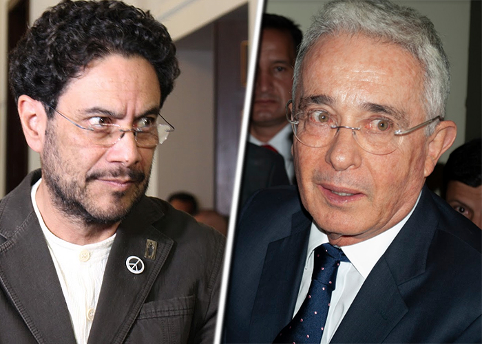 Álvaro Uribe e Iván Cepeda