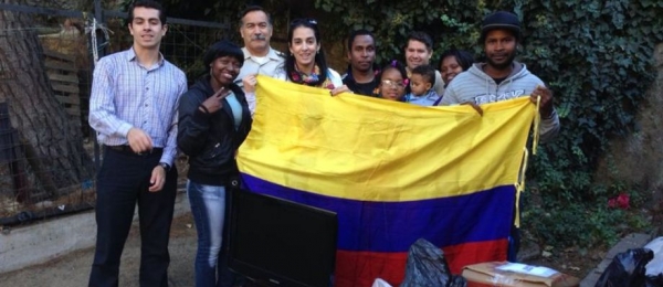 Colombianos voluntarios en Chile para ayudar a connacionales damnificados en Valparaíso / Cancillería de Colombia