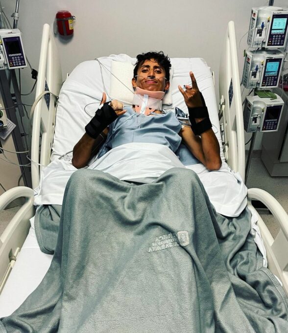 Egan en recuperación/Instagram de Egan Bernal