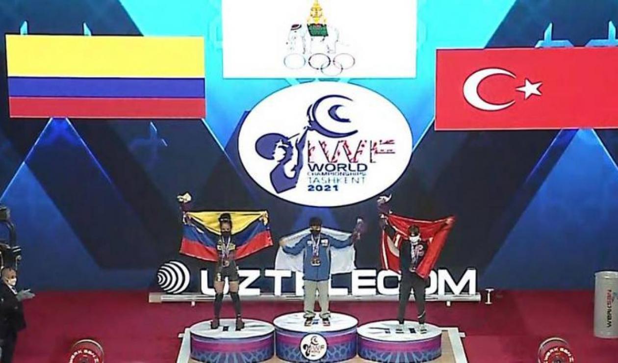 Primera medalla de plata para Colombia en los Mundiales de Pesas/Antena 2