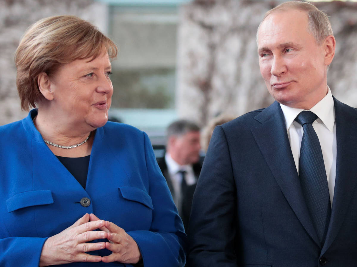 Putin y Merkel