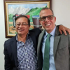 Pastor Saade y Gustavo Petro