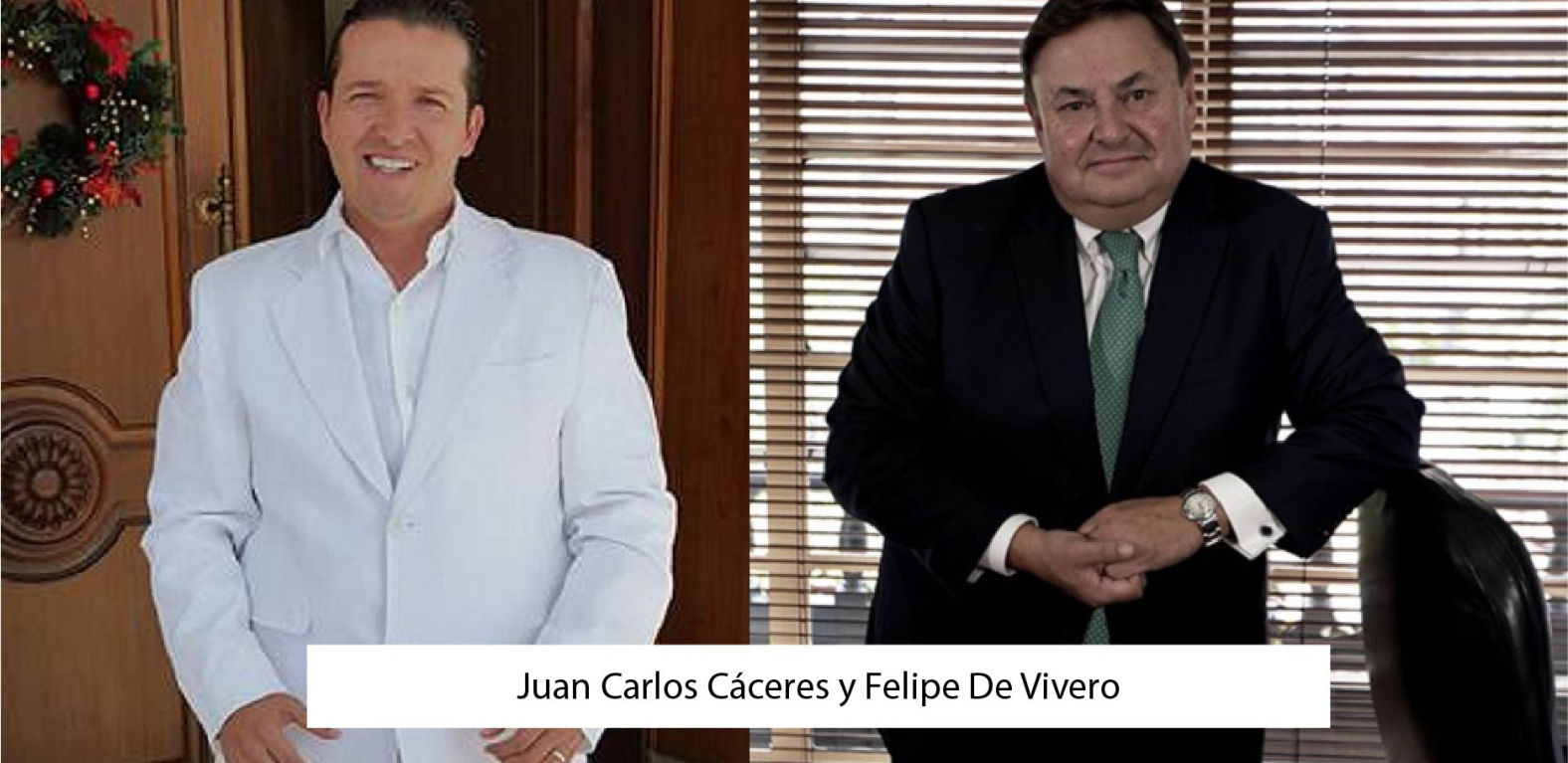 Fundador de Funtics Juan Carlos Cácere y el abogado Felipe De Vivero