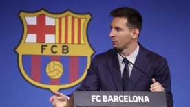 Despedida de Leo Messi del FC Barcelona  en rueda de prensa
