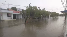Inundaciones por lluvias en la costa colombiana 