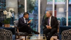 Reunión de Leopoldo López e Iván Duque