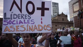 Líderes sociales asesinados en Colombia
