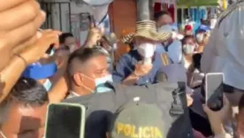 Visita del expresidente Álvaro Uribe a Santa Marta causó revuelo 