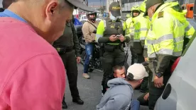 Prontuario de ladrones capturados por hurto en la Calle 100 en Bogotá