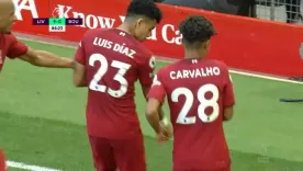 Con dos goles de Luis Díaz, Liverpool gana 9-0