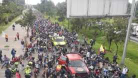 Jornada de protestas de motociclistas