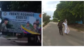 PANCARTAS DISIDENCIAS DE LAS FARC 3