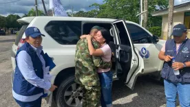 Eln liberó esposa de militar secuestrada
