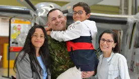Mensaje de las Fuerzas Militares en el Día del Padre: la batalla de un suboficial contra el cáncer 