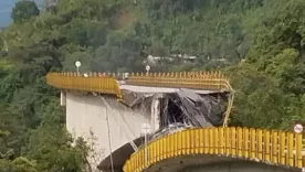 Colpasó puente en Sogamoso