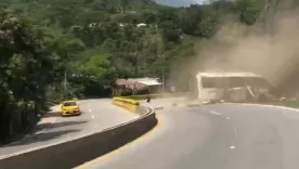 accidente en La Vega - Bogotá