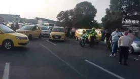 Taxistas protestas