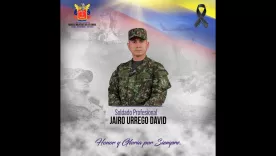  soldado profesional Jairo Urrego David