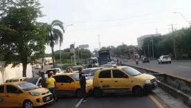 paro taxistas Barranquilla