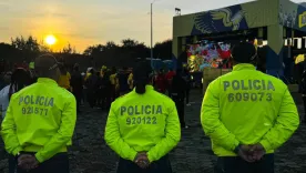 Policías en Bogotá 1