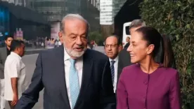 Claudia Sheinbaum y Carlos Slim