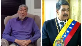 Miguel Mejía y Nicolás Maduro