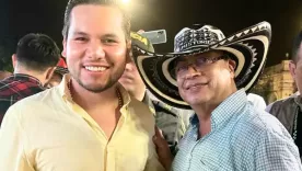 Petro y Andrés Calle