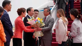 Gustavo Petro en Beijing