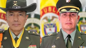 general José James Roa y coronel Juan Carlos Trujillo Colmenares 