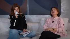 Carolina Cruz y su mamá