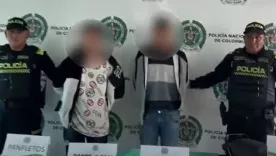 presuntos extorsionistas capturados bog