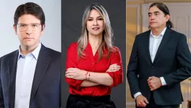 Miguel Uribe, Vicky Dávila y Gustavo Bolívar 