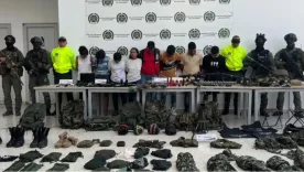 nueve presuntos integrantes del Clan del Golfo en el Cesar 