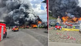 incendio escenario Tomorrowland 