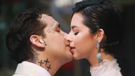 Christian Nodal en su boda con Ángela Aguilar