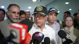 Presidente Gustavo Petro en Cali tras atentado