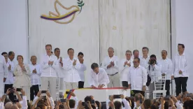 Firma del Acuerdo de Paz con las Farc en 2016