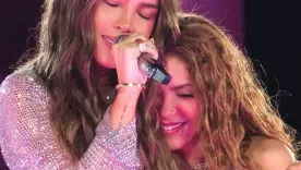 shakira y belinda en concierto
