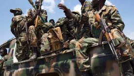 Soldados en Sudán