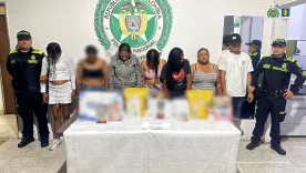 Siete personas fueron presentadas ante un juez penal de control de garantías e imputadas