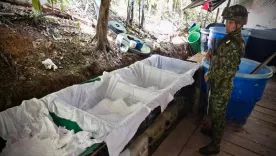 En este laboratorio se fabricaban 1.500 kilogramos mensuales de clorhidrato de cocaína