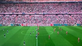 Luis Diaz en encuentro del Bayern Múnich con Hamburgo