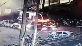 Incendio en estación de Policía en Funza 