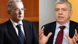 Alvaro Uribe y César Gaviria