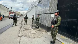 Conmoción afuera de la Cárcel Modelo de Bogotá