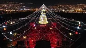 Alumbrados navideños en el Parque El Tunal