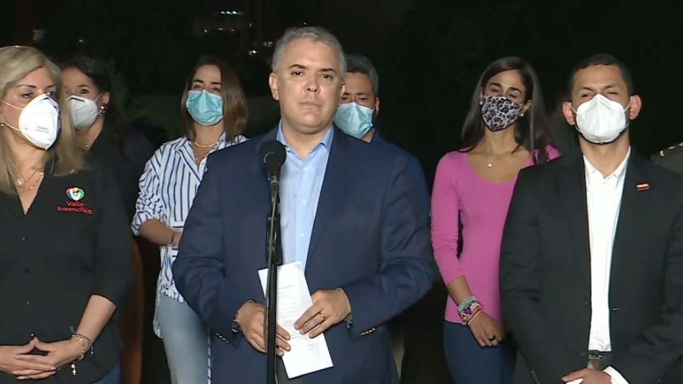 Iván Duque en Cali